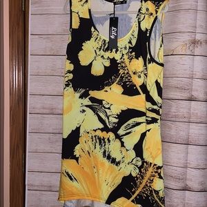 Black and yellow tunic NWT 3/$10
